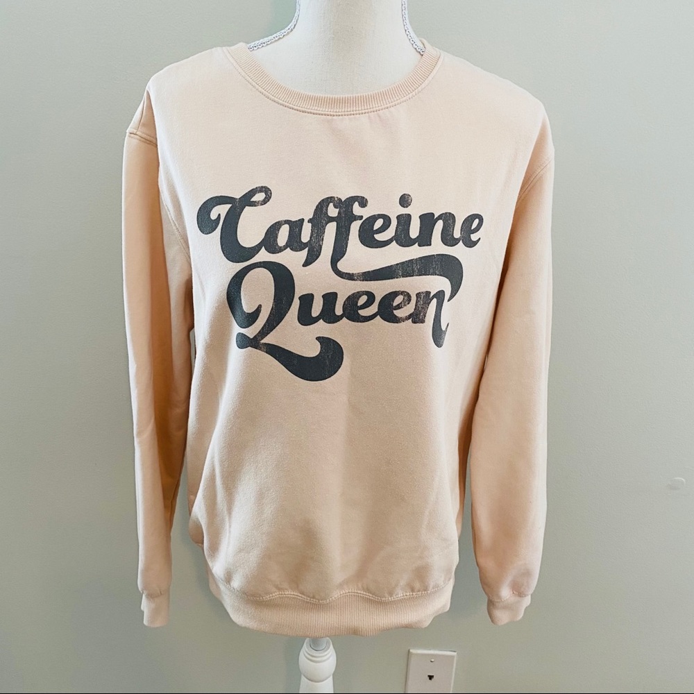 Cold Crush Caffeine Queen Creole Pink Sweatshirt